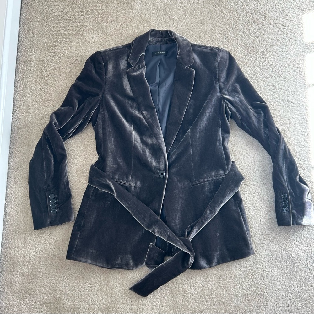 Ann Taylor Velvet Blazer